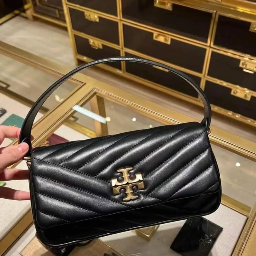 Tory Burch KIRA CHEVRON SMALL FLAP SHOULDER BAG